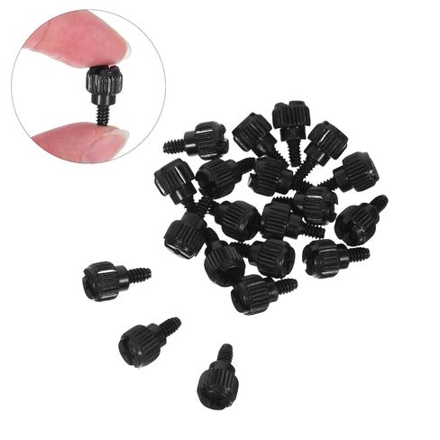 TEHAUX 20 جهاز كمبيوتر شخصى حالة الكمبيوتر Thumbscrews M3.5 مسامير استبدال مترابطة لإمدادات الطاقة بطاقة الرسومات جهاز الكمبيوتر المحمول مجموعة إصلاح مسامير الأجهزة الإلكترونية الصغيرة in Kuwait