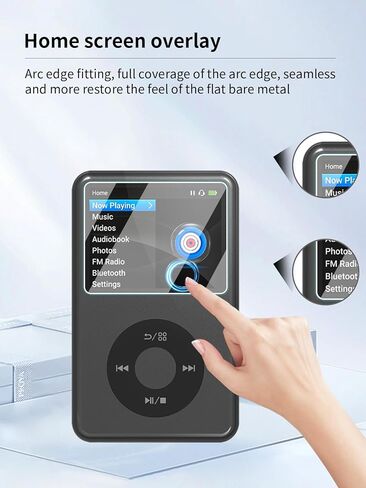 واقي شاشة لمشغل Innioasis Y1 Mp3، طبقة نانوفيلم عالية الدقة مقاومة للخدش، شفاف عالي الدقة، خالٍ من الفقاعات مع مجموعة سهلة التركيب، 3 عبوات in Kuwait