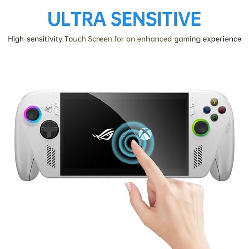 Lokyoo 3 Pack Tempered Glass Screen Protector designed for Rog Xbox Ally 2025/ Xbox Ally X/Ally X 2024/ ROG Ally 2023, Transparent HD Clear, Anti-Scratch, Bubble Free in Saudi Arabia