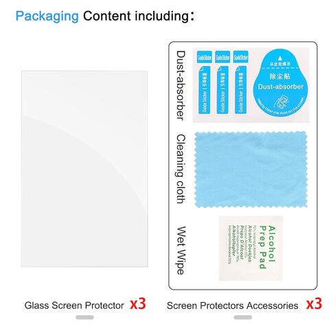 Lokyoo 3 Pack Tempered Glass Screen Protector designed for Rog Xbox Ally 2025/ Xbox Ally X/Ally X 2024/ ROG Ally 2023, Transparent HD Clear, Anti-Scratch, Bubble Free in Saudi Arabia