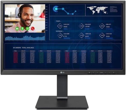 LG جهاز عميل رفيع متعدد الإمكانات مقاس 24 بوصة 24CN650I-6N FHD IPS مزود بمعالج رباعي النواة ونظام تشغيل IGEL® وكاميرا ويب FHD مدمجة ومكبر صوت in Kuwait