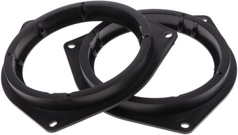 YuYue Electronic 6,5 Inch Stand Ring Kit Car Stereo Door Speaker Adapter(2pcs) Mounting Plates Compatible with Toyota,Avalon,Corolla,Highlander,Prius,RAV,Solara,Tacoma,Venza,Yaris,Crown,Reiz in Saudi Arabia