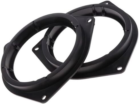 YuYue Electronic 6,5 Inch Stand Ring Kit Car Stereo Door Speaker Adapter(2pcs) Mounting Plates Compatible with Toyota,Avalon,Corolla,Highlander,Prius,RAV,Solara,Tacoma,Venza,Yaris,Crown,Reiz in Saudi Arabia