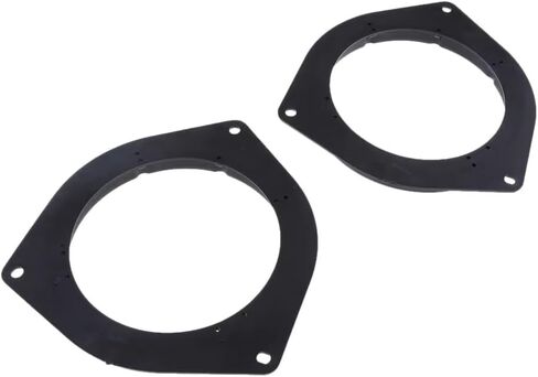 YuYue Electronic 6,5 Inch Stand Ring Kit Car Stereo Door Speaker Adapter(2pcs) Mounting Plates Compatible with Toyota,Avalon,Corolla,Highlander,Prius,RAV,Solara,Tacoma,Venza,Yaris,Crown,Reiz in Saudi Arabia