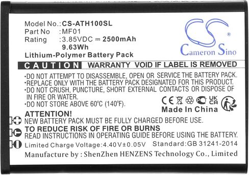Cameron Sino New 2500mAh Replacement Battery for CT2MHS01, T-Mobile Hotspot TMO HS1, TMOHS1, Turbo Hotspot 2 in Saudi Arabia