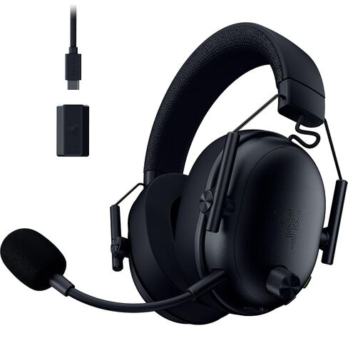 Razer BlackShark V3 Wireless Gaming Headset for PS5: 50mm Drivers - Super Wideband Mic - 2.4 GHz, Bluetooth - Works with PC, Mac, Nintendo Switch, Smartphone - Long Battery Life - Black in Saudi Arabia