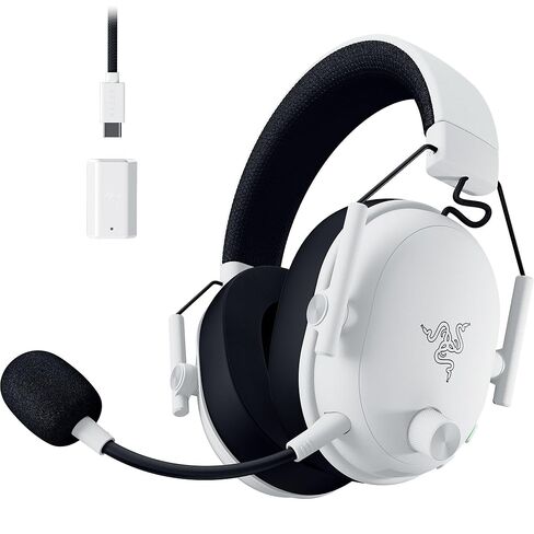 Razer BlackShark V3 Wireless Gaming Headset for PS5: 50mm Drivers - Super Wideband Mic - 2.4 GHz, Bluetooth - Works with PC, Mac, Nintendo Switch, Smartphone - Long Battery Life - Black in Saudi Arabia