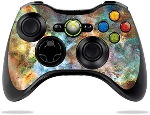 غلاف MightySkins اللامع لوحدة تحكم Microsoft Xbox 360 - Space Cloud | لمسة نهائية لامعة واقية ومتينة شديدة اللمعان | سهل التطبيق والإزالة وتغيير الأنماط | صنع في الولايات المتحدة الأمريكية in Kuwait