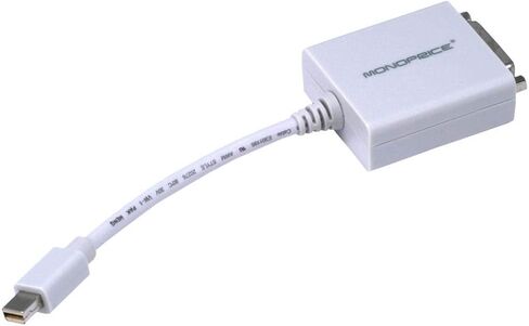 Monoprice 105106 Mini DisplayPort to DVI Adapter, White (105106) (Pack of 2) in Kuwait