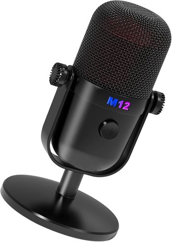 PC Mic Heartshaped Directionality Gaming Microphone Clear Voice Pickup, Compatible with Laptop, Black in Saudi Arabia