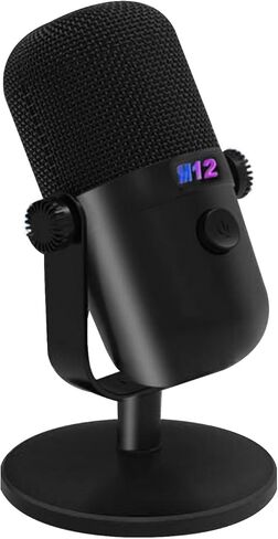 PC Mic Heartshaped Directionality Gaming Microphone Clear Voice Pickup, Compatible with Laptop, Black in Saudi Arabia