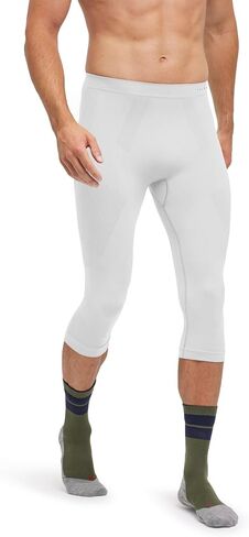 FALKE Men's Warm 3/4 Base Layer Bottom, 1 Piece in Saudi Arabia