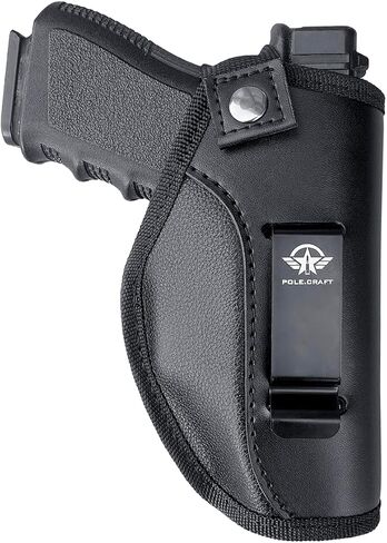 حافظة مسدس POLE.CRAFT للرجال والنساء، IWB/OWB 9 مم تناسب: Glock19 19X⎮M&P Shield 9/40/45، SD9/40 VE⎮Taurus G2C G3C G3 TH9C مع TLR6/TLR7/CTC Laserguard إلخ in Kuwait