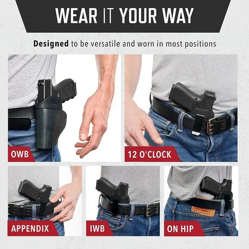 ComfortTac The Protector Leather IWB OWB Holster in Saudi Arabia