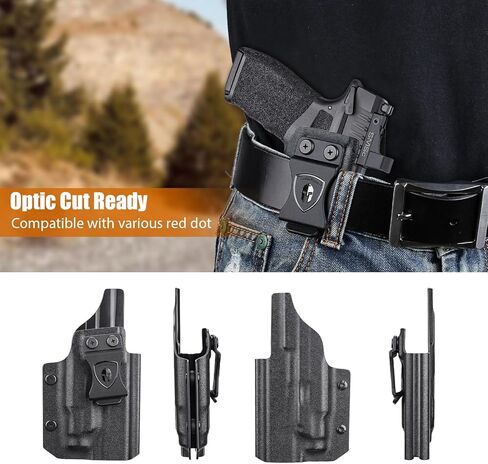 حافظة WARRIORLAND IWB Kydex الحاملة للضوء، تناسب Hellcat Pro/Hellcat Pro OSP مع TLR-7 X Sub/TLR-7 Sub/TLR-7 HL-X Sub - قطع بصري | الصفة. غير قادر & بوسي انقر فوق الاحتفاظ، اليد اليمنى in Saudi Arabia