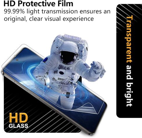 واقي شاشة JZG مكون من 3 قطع لهاتف OnePlus 13 (فيلم ناعم)، فتح بصمة الإصبع، مضاد للخدش، سهل التركيب، تغطية الحواف المنحنية in Kuwait