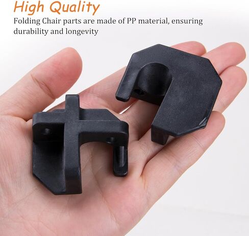 KOOBOOK 10Pcs Portable Plastic Folding Chair Repair Accessories Camping Chair Connectors for Lawn Outdoor Stool Replacement Parts Fit for 10-16mm Pipe Diameter in Saudi Arabia