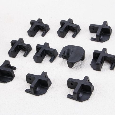 KOOBOOK 10Pcs Portable Plastic Folding Chair Repair Accessories Camping Chair Connectors for Lawn Outdoor Stool Replacement Parts Fit for 10-16mm Pipe Diameter in Saudi Arabia