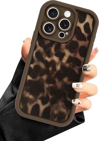 Case for iPhone 17 Pro with Card Holder, Cute Brown Bow Aesthetic Pattern Soft Silicone Slim Shockproof Protective Phone Anti Scratch Wallet Cover for Women Girls in Kuwait