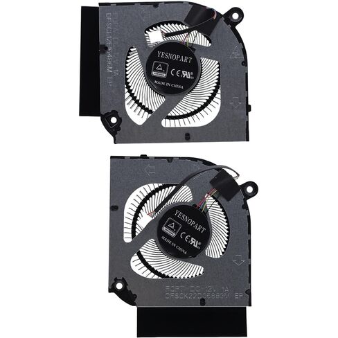 وحدة المعالجة المركزية GPU الرسومات استبدال مروحة التبريد لشركة أيسر AN515-58 AN517-55 AN515-46 AN517-42 PH317-55 AN515-58-525P AN515-58-57Y8 in Saudi Arabia