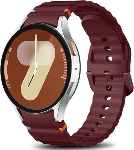 Sport Bands Compatible with Samsung Galaxy Watch 7 6 5 4 Band 40mm 44mm Women Men - No Gap Soft Silicone Strap for Smart Watch S 7 6 5 4 FE, 20mm Wristbands for GalaxyWatch in Saudi Arabia