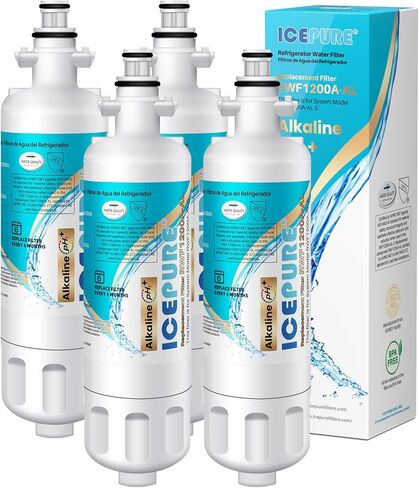 ICEPURE ADQ36006101 9690 Water Filter Replacement for LG LT700P, Kenmore Elite 46-9690 ADQ36006102, RWF1200A, CLCH106, RWF1052 LFX28968ST LFXS29626S LFXS30766S LFX31925ST LFX31945ST Refrigerator,3PACK in Saudi Arabia