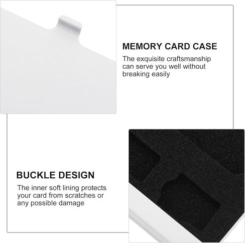 Aluminum Alloy Memory Card Storage Case with 9 Slots, Waterproof Data Holder for Small Flash and Memory Cards, Portable Organizer for Photographers and Tech Users in Saudi Arabia