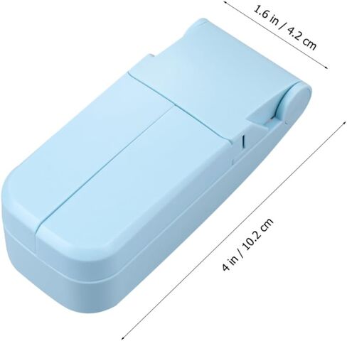 مروحة USB صغيرة محمولة برأسين قابلة لإعادة الشحن، مبرد محمول صغير قابل للطي للسفر للاستخدام في الهواء الطلق مع شحن USB باللون الأزرق in Kuwait