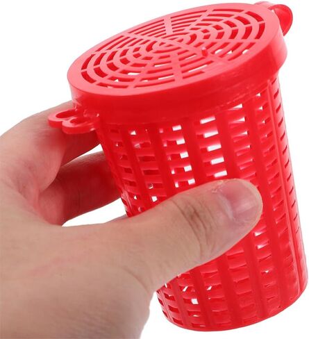 Fishing Bait Cage 3.03X2.28X2.28In Outdoor Lure Holder Trap Basket for Effective Bait Storage and Big Fish in Saudi Arabia