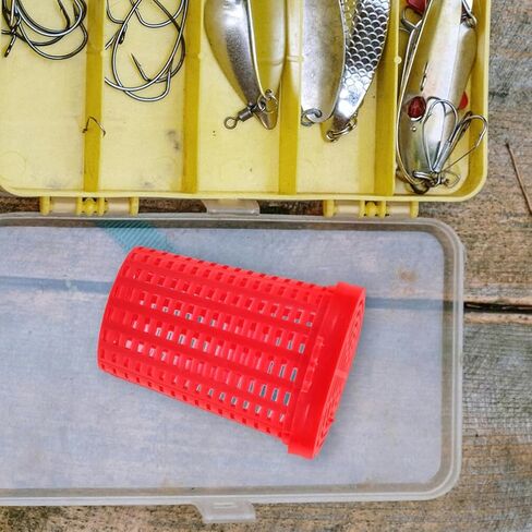 Fishing Bait Cage 3.03X2.28X2.28In Outdoor Lure Holder Trap Basket for Effective Bait Storage and Big Fish in Saudi Arabia