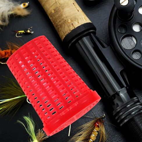 Fishing Bait Cage 3.03X2.28X2.28In Outdoor Lure Holder Trap Basket for Effective Bait Storage and Big Fish in Saudi Arabia