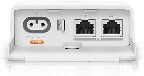 محول Ubiquiti Networks UISP 48VDC 100W 2.5GbE ثنائي الطاقة PoE in Saudi Arabia