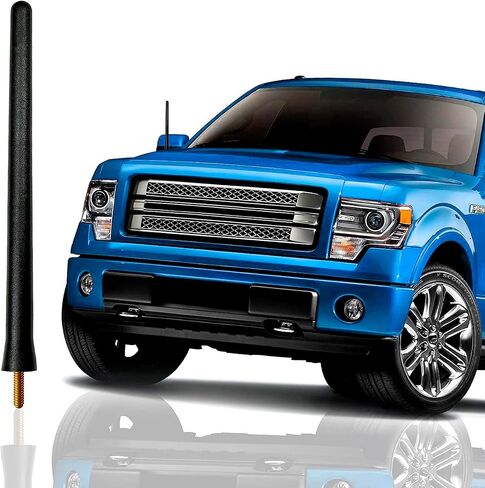 سارية الهوائي لسيارة Ford F150 (2009-2025) هوائي الشاحنة المميز 6 3/4 بوصة هوائي الشاحنة F 150 | هوائي راديو مقاوم لغسيل السيارات لاستقبال FM AM | استبدال الهوائي لإكسسوارات سيارات فورد in Kuwait