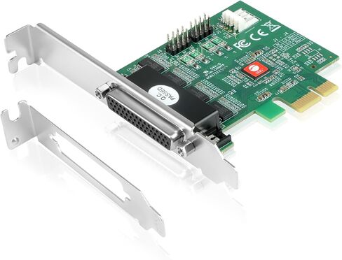 بطاقة محول تسلسلي SIIG ذات 4 منافذ PCI Express RS232 - بطاقة PCIe إلى بطاقة DB9 التسلسلية - طاقة RS-232 5 فولت أو 12 فولت، مجموعة شرائح ASIX AX99100، ملف تعريف مزدوج، متوافق مع TAA (JJ-E40011-S6) in Saudi Arabia
