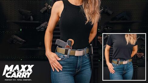 حافظة جلدية Maxx Carry Tuckable IWB لـ Walther PPK. داخل حافظة البنطلون للحمل المخفي. in Kuwait