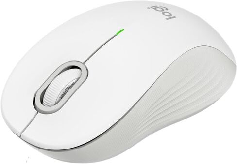 ماوس لاسلكي Logitech Signature M550 - للأيدي الصغيرة والمتوسطة الحجم، بطارية لمدة عامين، نقرات صامتة، أزرار جانبية قابلة للتخصيص، بلوتوث، توافق متعدد الأجهزة - أبيض فاتح (متجدد) in Kuwait