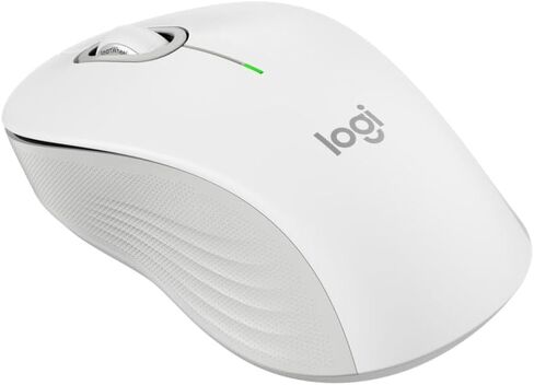 ماوس لاسلكي Logitech Signature M550 - للأيدي الصغيرة والمتوسطة الحجم، بطارية لمدة عامين، نقرات صامتة، أزرار جانبية قابلة للتخصيص، بلوتوث، توافق متعدد الأجهزة - أبيض فاتح (متجدد) in Kuwait
