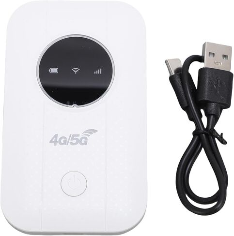 نقطة اتصال متنقلة 4G 5G LTE WiFi، تربط ما يصل إلى 10 أجهزة، نقطة اتصال WiFi محمولة مدمجة بسرعة 300 ميجا بت في الثانية مع فتحة لبطاقة SIM للسفر والبيوت المتنقلة in Kuwait