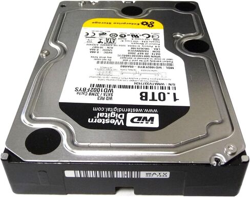 Western Digital RE3 WD1002FBYS 1TB 7200RPM 32MB Cache SATA 3.0Gb/s 3.5" Internal Hard Drive (PC, Mac, NAS, CCTV DVR) - [Renewed] w/ 1 Year Warranty in Kuwait