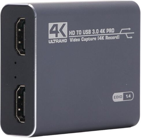 بطاقة فيديو USB عالية الوضوح 4K من Drfeify لجهاز الكمبيوتر DSLR، وظيفة الإخراج، التوصيل والتشغيل in Kuwait