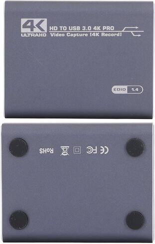 بطاقة فيديو USB عالية الوضوح 4K من Drfeify لجهاز الكمبيوتر DSLR، وظيفة الإخراج، التوصيل والتشغيل in Kuwait
