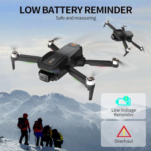 1080P Camera Drone for Adults, Brushless Motor FPV Foldable Quadcopter with 2 Batteries for 50 Mins Flight, One-Key Start, Altitude Hold, 360° Flip, Carrying Case in Saudi Arabia