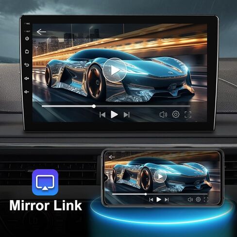 2+64G Android 14 Double Din راديو السيارة ستيريو لهوندا فيت 2014-2018 مع شاشة لمس 9 بوصة راديو مدمج Carplay لاسلكي/Android Auto/GPS/بلوتوث/FM/AUX-in/SWC/كاميرا in Saudi Arabia