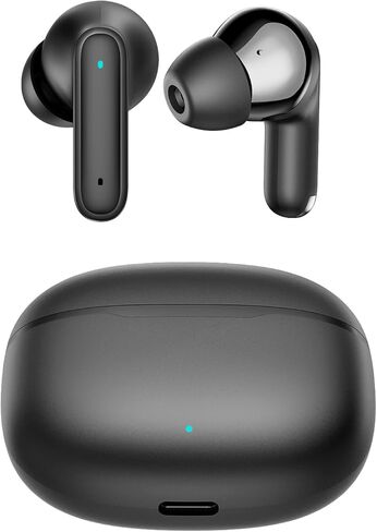 Wireless Earbuds with Charging Case, Bluetooth 6.0 Earbuds in-Ear Noise Cancelling Mic with Deep Bass Sound, 40H Standby Earphones and Super Light Weight Wireless Headphones for Android iOS in Kuwait