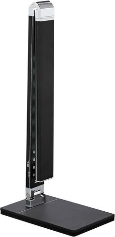 360 إضاءة Jett 16 1/2 "مصابيح مكتب حديثة صغيرة عالية مجموعة من 2 منفذ USB ضوء ليلي LED ظل معدني أسود للمنزل والمكتب وغرفة المعيشة شحن غرفة النوم بجانب السرير ومنضدة المنزل للقراءة ومدخل المطبخ in Kuwait