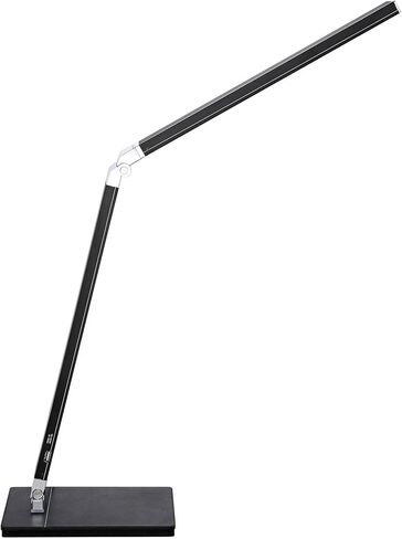 360 إضاءة Jett 16 1/2 "مصابيح مكتب حديثة صغيرة عالية مجموعة من 2 منفذ USB ضوء ليلي LED ظل معدني أسود للمنزل والمكتب وغرفة المعيشة شحن غرفة النوم بجانب السرير ومنضدة المنزل للقراءة ومدخل المطبخ in Kuwait