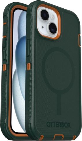 OtterBox iPhone 16e, 15, 14, & 13 Defender Series for MagSafe - Coopersmith Green in Kuwait