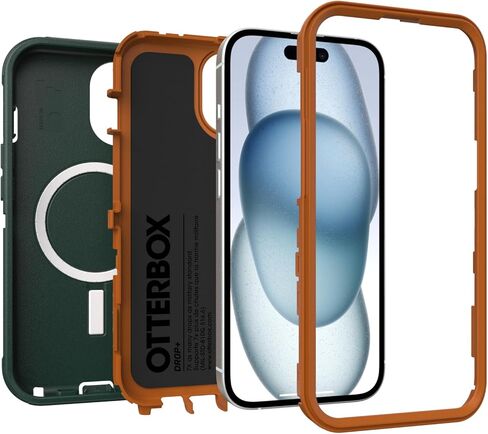 OtterBox iPhone 16e, 15, 14, & 13 Defender Series for MagSafe - Coopersmith Green in Kuwait