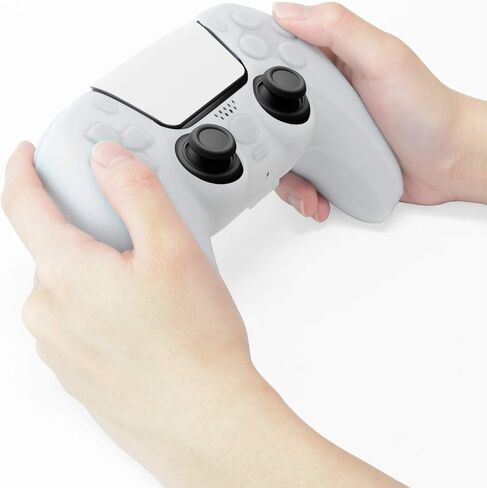 غطاء حماية لجهاز تحكم PS5 "غطاء سيليكون 5 (أبيض) - PS5 in Kuwait