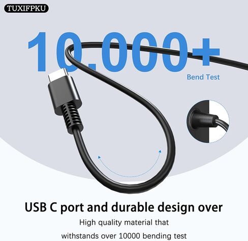محول طاقة USB C بقدرة 65 وات، شاحن حائط سريع من النوع C متوافق مع Mac Book Pro وASUS ZenBook وDell Latitude وLenovo وHuawei Matebook وHP Spectre وAcer Chromebook وsamsung والهواتف الذكية in Kuwait